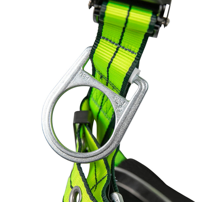 PRO+ Full Body Retrieval Harness, Dorsal D-ring w/Integrated SRL Channel, Shoulder Retrieval D-Rings, Front D-Ring