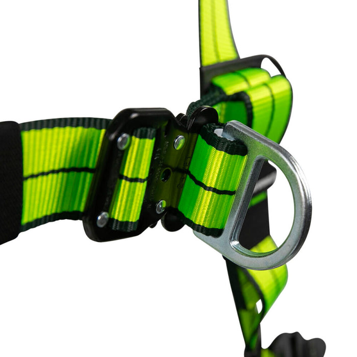 PRO+ Full Body Retrieval Harness, Dorsal D-ring w/Integrated SRL Channel, Shoulder Retrieval D-Rings, Front D-Ring