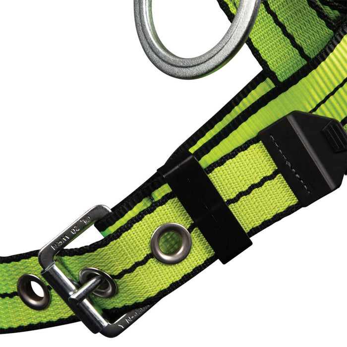PRO+ No-Tangle Three-D-Ring Positioning Harness w/ Grommet Leg Straps