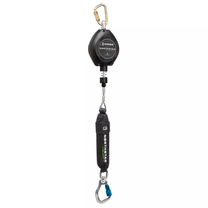 Northstar Classic 20' Cable Retractable w/ Double Locking Snap Hook & Integral Energy Absorber for Leading Edge, Class 2