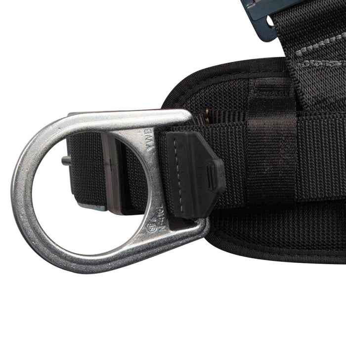 PRO Construction Harness with Fixed Back Pad, Grommet Leg Straps & Side Positiong D-Rings & Dorsal Link