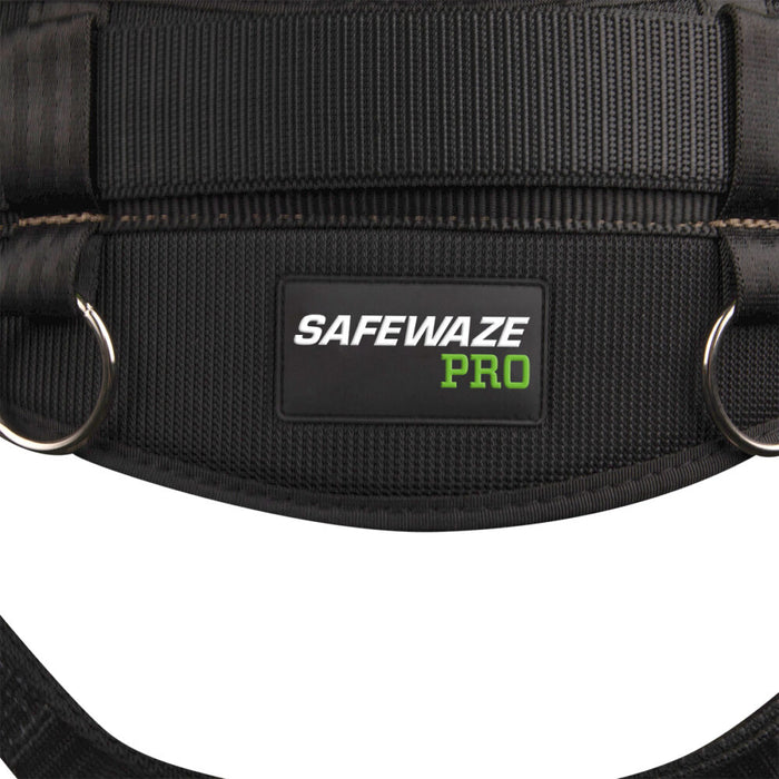 PRO Construction Harness w/Fixed Back Pad, Grommet Leg Straps & Side Positiong D-Rings