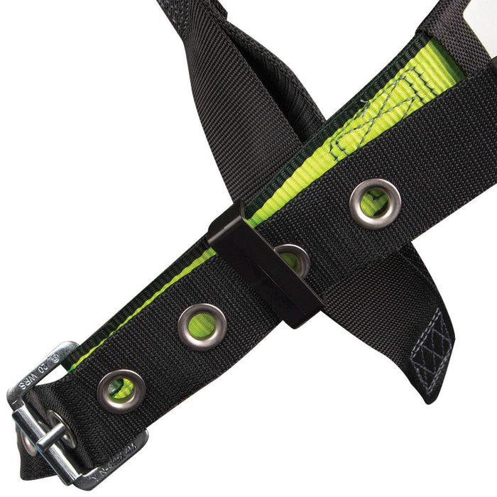 PRO No-Tangle Dorsal D-Ring Harness w/Grommet Leg Straps, Front D-Ring, Mating Buckle Chest