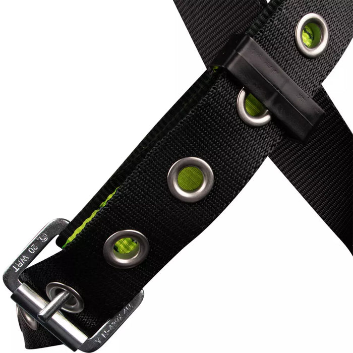 PRO No-Tangle Single D-Ring Harness with Grommet Leg Straps
