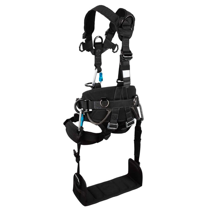 Wind & Tower Harness: 5D, Removable Seat, QC Legs