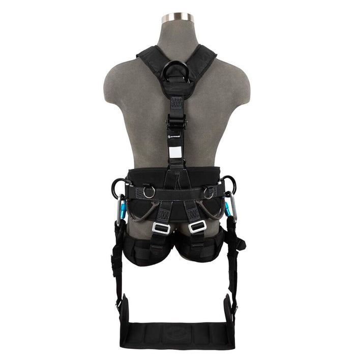 Wind & Tower Harness: 5D, Removable Seat, QC Legs