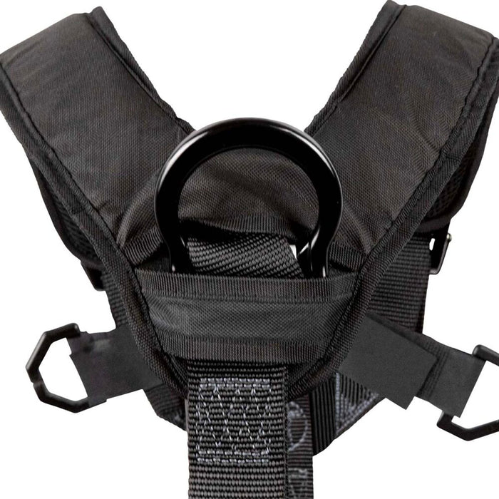 Wind & Tower Harness: 5D, Removable Seat, QC Legs