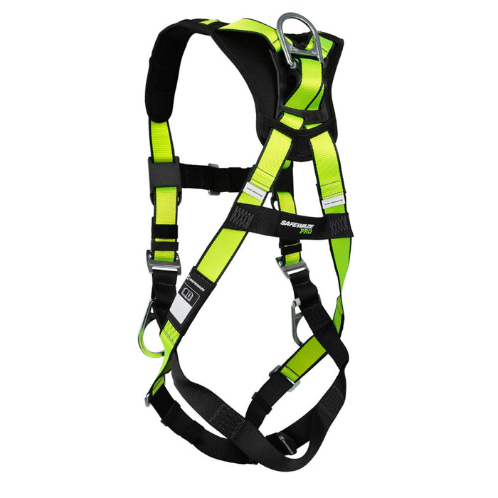 PRO No-Tangle Three D-Ring Harness w/Pass through Leg Buckles & Side Positioning D-Rings