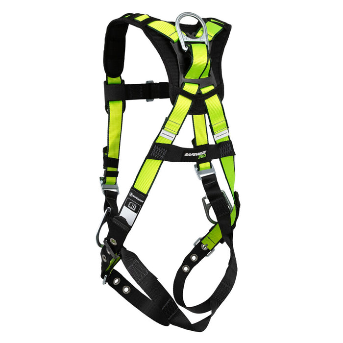 PRO No-Tangle Three D-Ring Harness w/Grommet Leg Straps & Side Positioning D-Rings