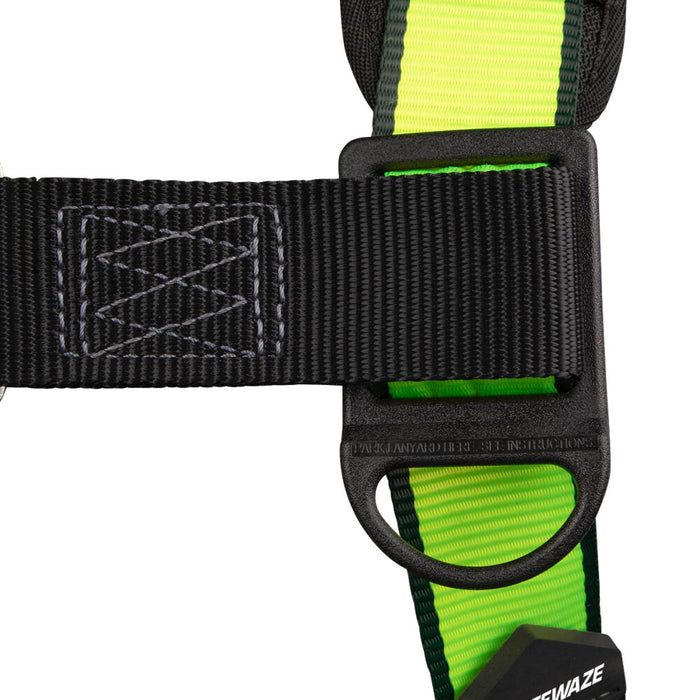 PRO No-Tangle Three D-Ring Harness w/Grommet Leg Straps & Side Positioning D-Rings