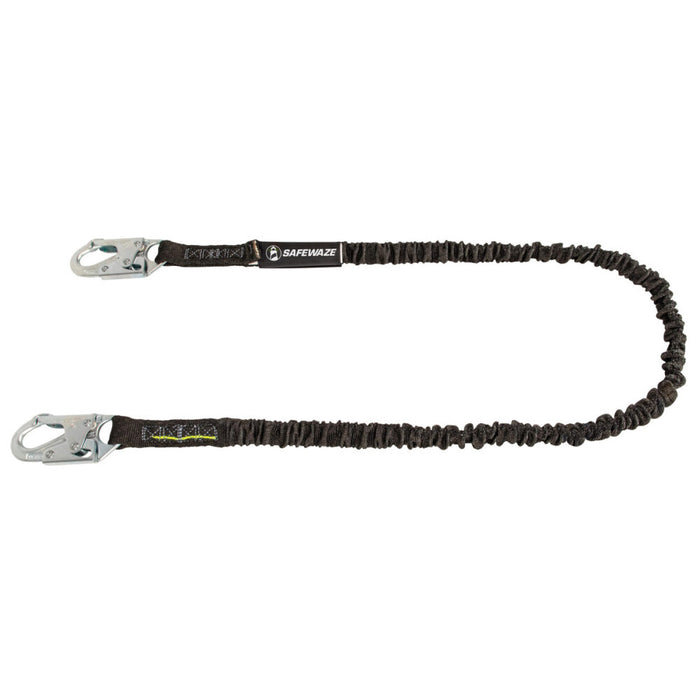 6' Low Profile Energy Absorbing Lanyard w/ Snap Hooks