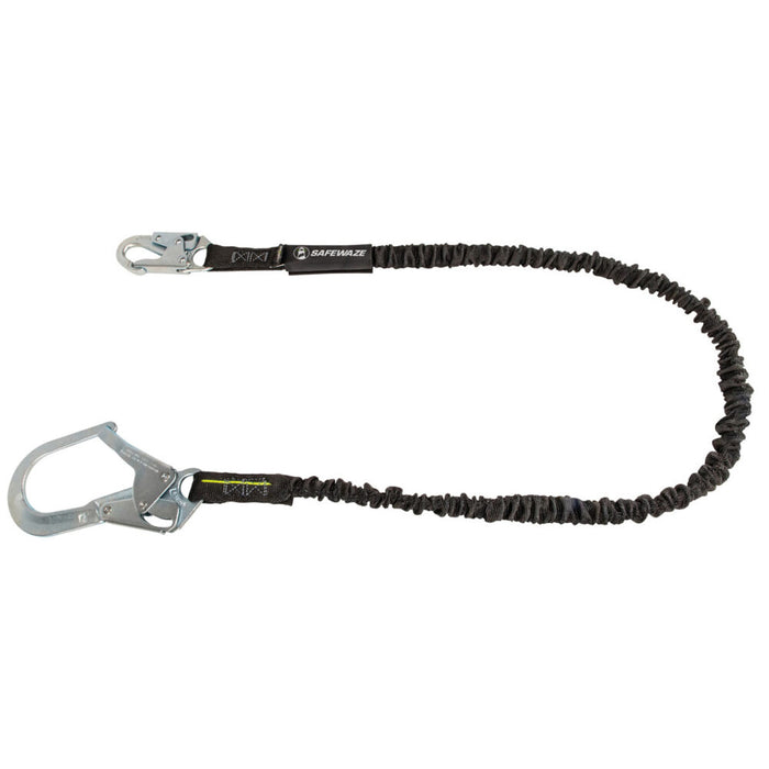 6' Low Profile Energy Absorbing Lanyard w/ Snap Hooks
