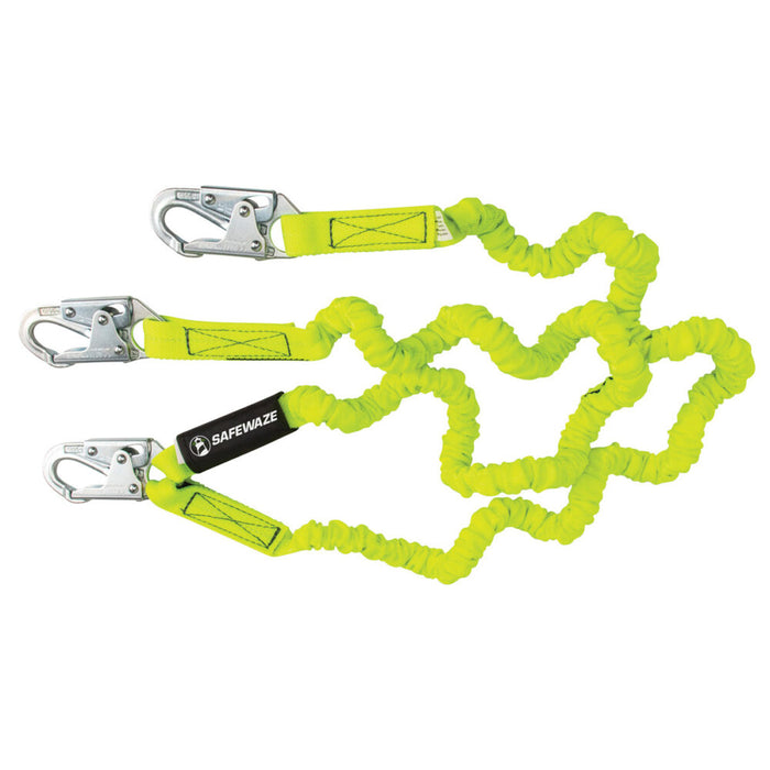 PRO 6' Stretch Internal Energy Absorbing Lanyard: Dual Leg