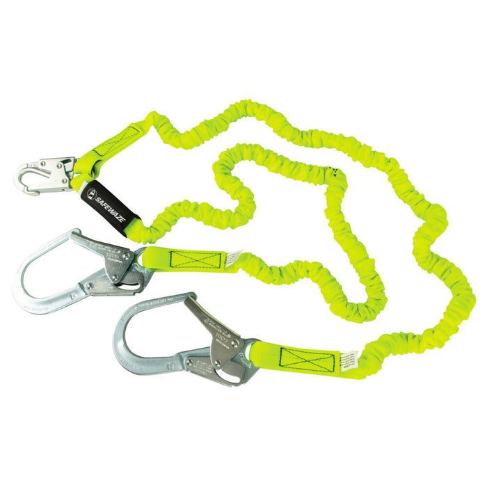 PRO 6' Stretch Internal Energy Absorbing Lanyard: Dual Leg