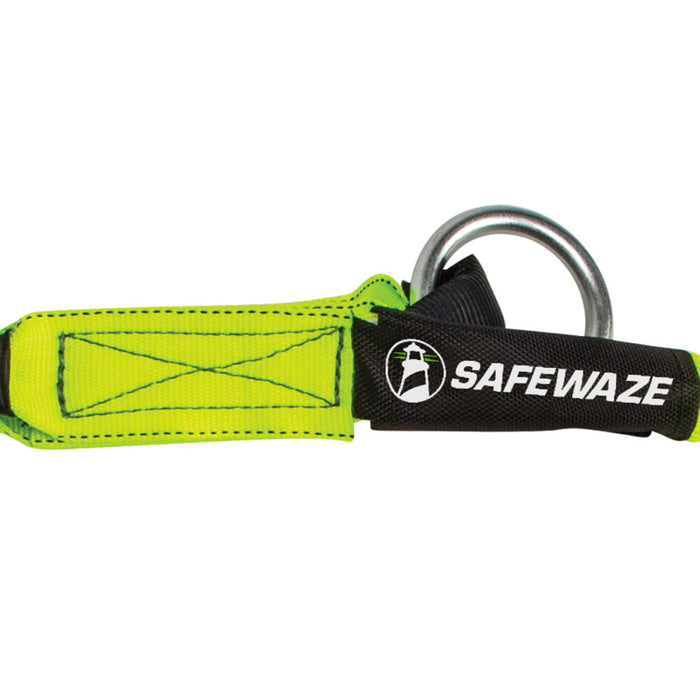 PRO 6' Stretch Internal Energy Absorbing Lanyard: O-Ring, Rebar Hook