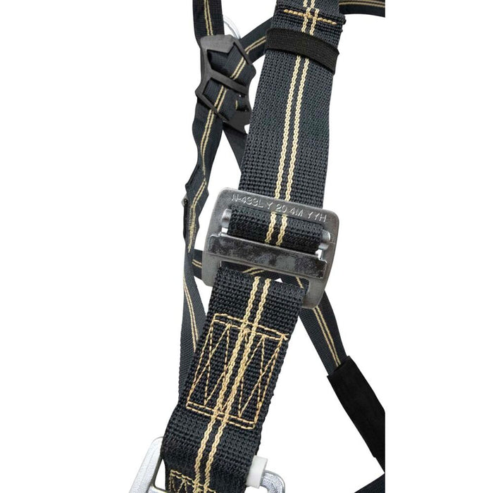 Welding Full Body Harness: Dorsal D-ring, Aramid Web, Mating Buckle Chest & Legs