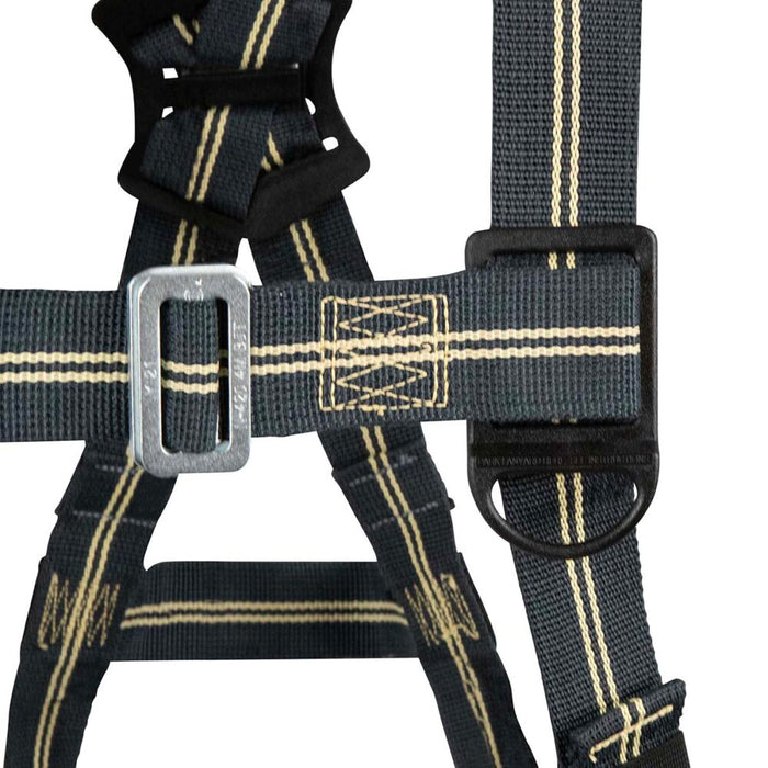 Welding Full Body Harness: Dorsal D-ring, Aramid Web, Mating Buckle Chest & Legs