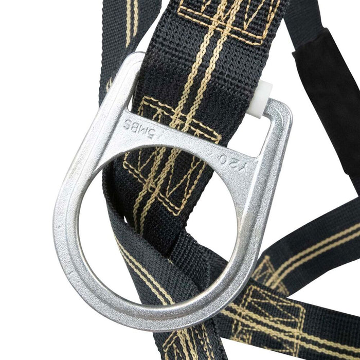 Welding Full Body Harness: Dorsal D-ring, Side Positioning D-rings, Aramid Web, Mating Buckle Chest & Legs