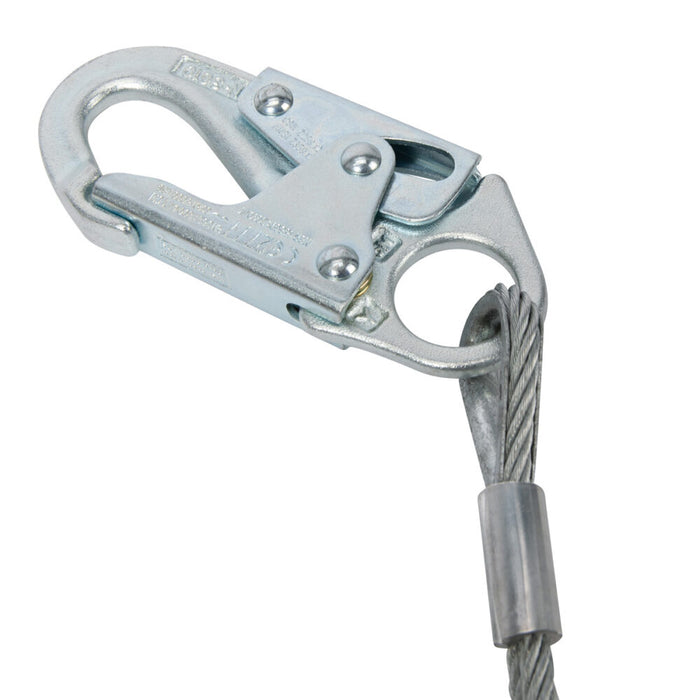Cable Choker Extender with Pass Through O-Rings & Snap Hook