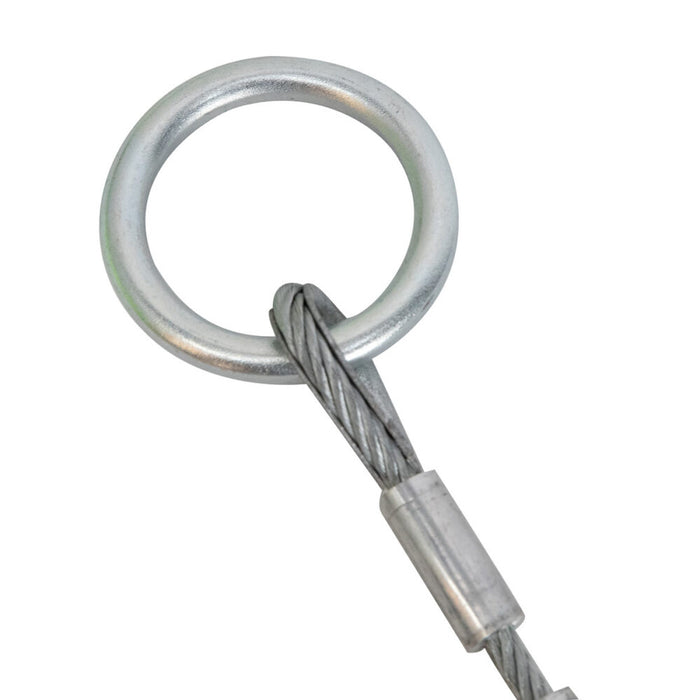 6' Coated Cable Cross-Arm Strap with Pass Through O-Rings