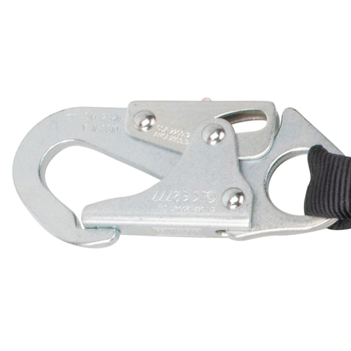 18" Energy Absorber: Snap Hook, D-ring