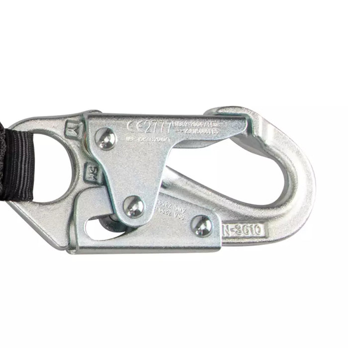 20" Energy Absorber: Soft Loop, Snap Hook