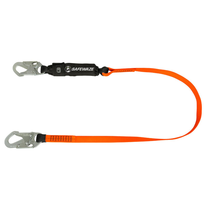 V-LINE Economy 6' Energy Absorbing Lanyard w/ Snap Hooks