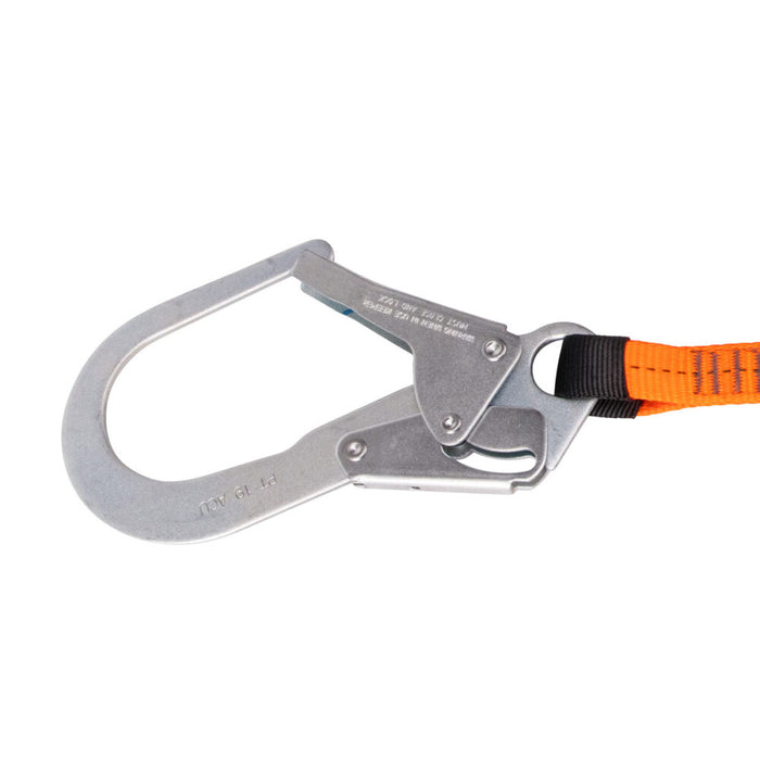 Vline 6' Energy Absorbing Lanyard with Rebar Hook