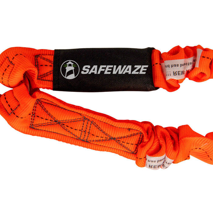V-Line 6′ Stretch Internal Energy Absorbing Lanyard: Dual Leg, Snap Hooks