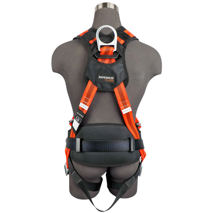 V-Line Construction Harness, Dorsal D-Ring, Side Positioning D-rings, Quick-Connect Chest/Legs