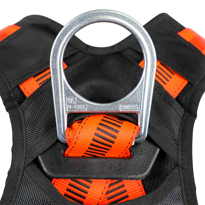 V-Line Construction Harness, Dorsal D-Ring, Side Positioning D-rings, Quick-Connect Chest/Legs