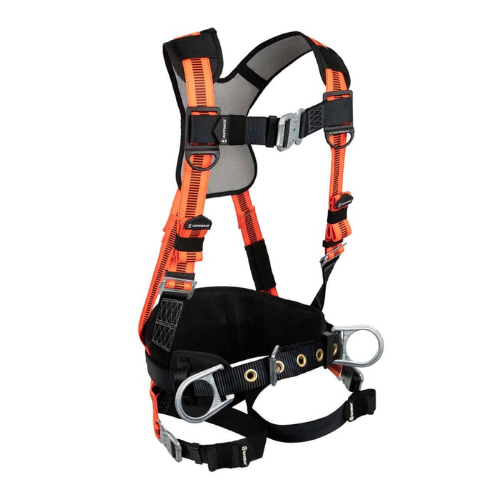 V-Line Construction Harness, Dorsal D-Ring, Side Positioning D-rings, Quick-Connect Chest/Legs