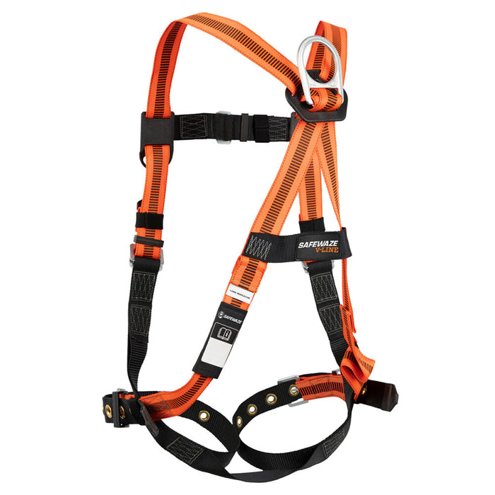 V-Line Single D-Ring Harness with Grommet Leg Straps: Universal Sizing