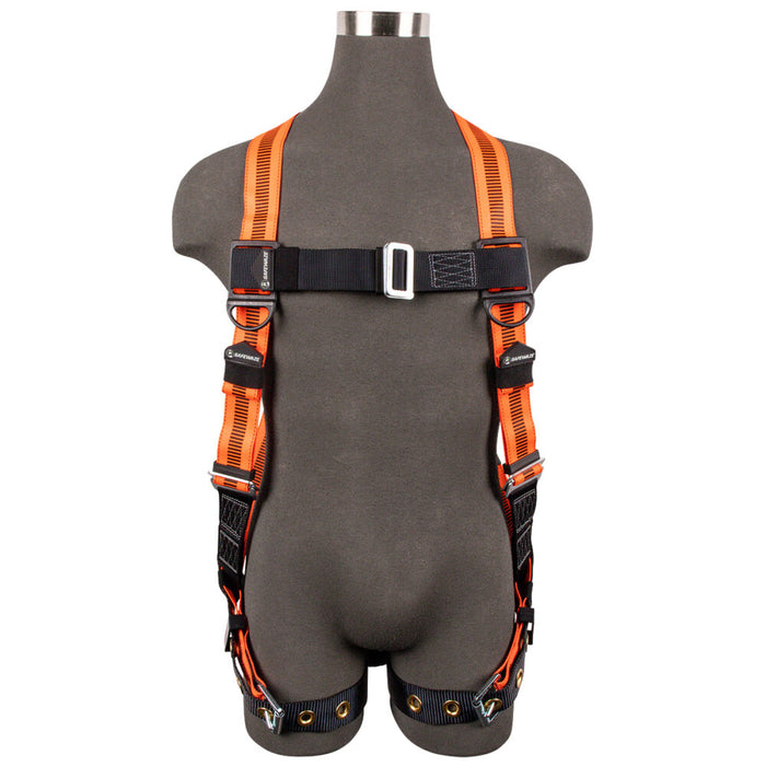 V-Line Single D-Ring Harness with Grommet Leg Straps: Universal Sizing