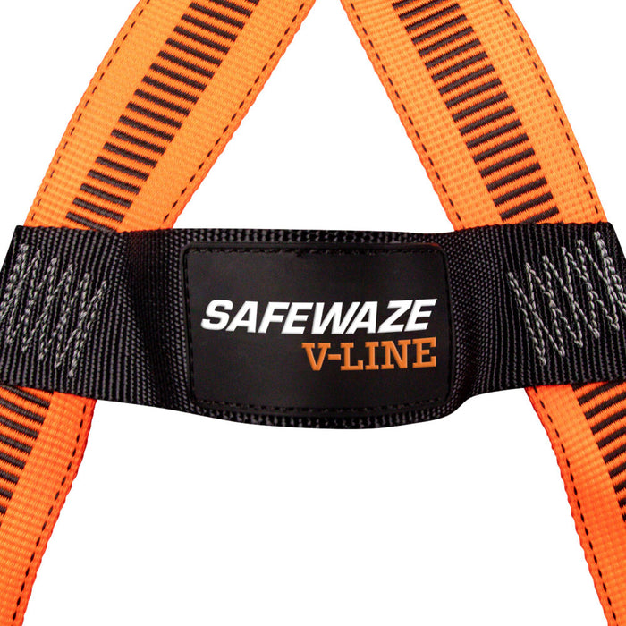 V-Line Single D-Ring Harness with Grommet Leg Straps: Universal Sizing