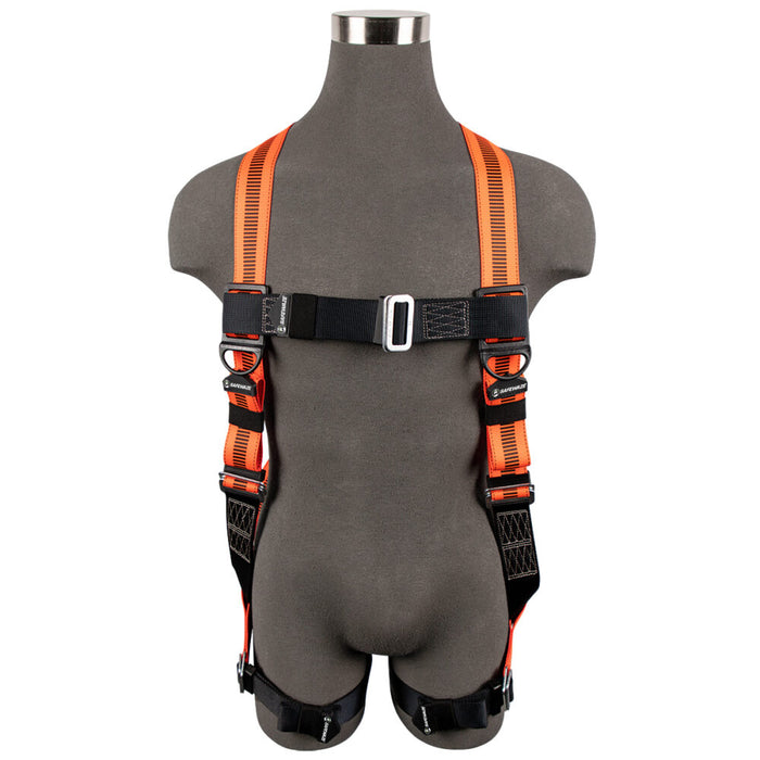 V-Line Single D-Ring Harness with Pass through Leg Buckles: Universal Sizing
