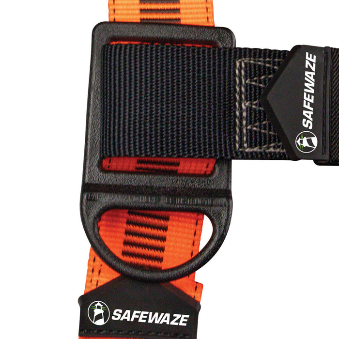 V-Line Single D-Ring Harness with Pass through Leg Buckles: Universal Sizing