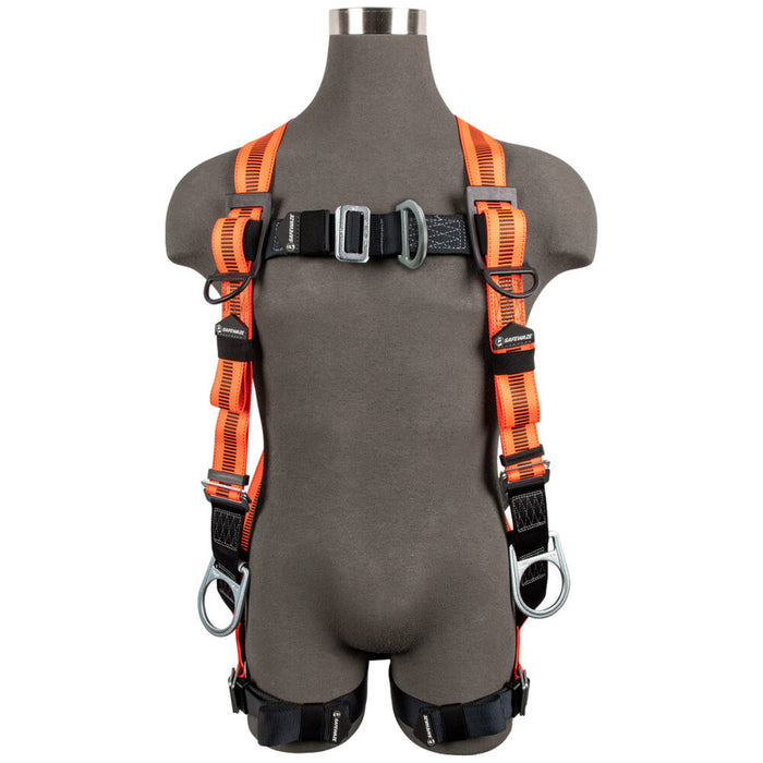 V-Line Full Body Harness, Dorsal D-Ring, Side Positioning D-Rings, Mating Buckle Chest & Legs