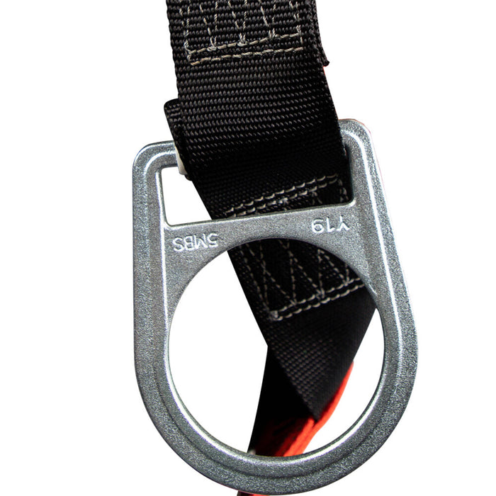 V-Select Construction Harness: Dorsal D-Ring, Side Positioning D-Rings, Mating Buckle Chest & Legs, Universal