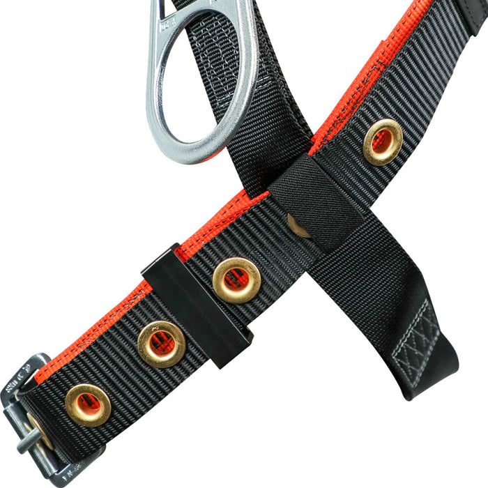 V-Line Full Body Harness, Dorsal D-Ring, Side Positioning D-Rings, Universal Sizing