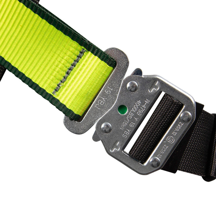 PRO No-Tangle Single D-Ring Harness w/Quick Connect Chest & Leg Buckles