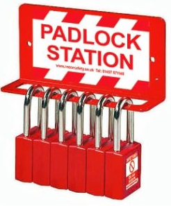 Padlock Storage Station — Safety & Packaging Sales
