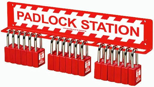 Padlock Storage Station