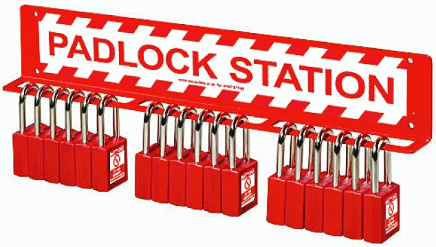 Padlock Storage Station — Safety & Packaging Sales