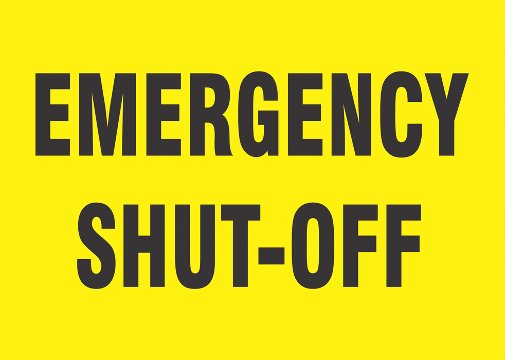 Emergency Shut-Off