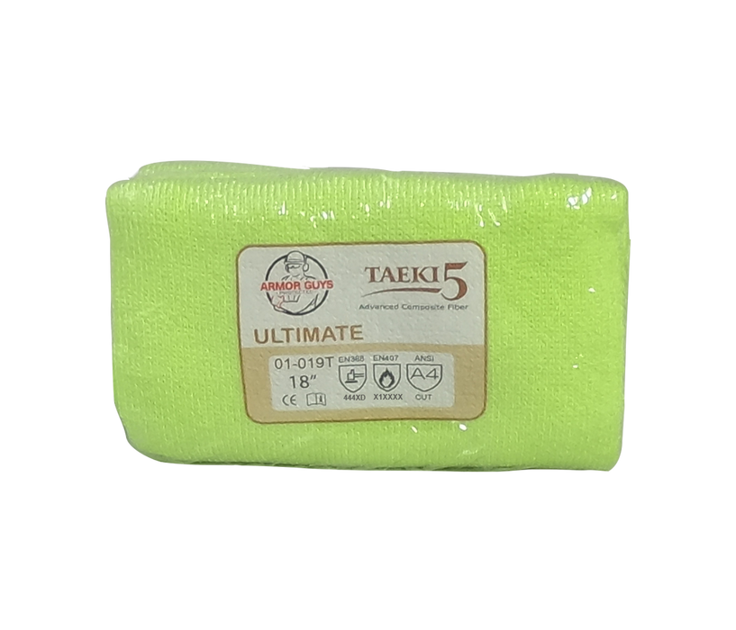 18" Taeki5® Sleeve Hi-Vis Green Taeki5® Sleeve w/ Thumb Hole- Vend Pack