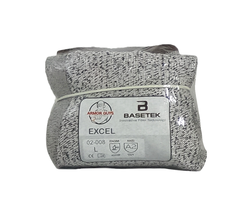 BASETEK® 13g Salt & Pepper HDPE Liner With Gray PU Palm Coating- Vend Pack