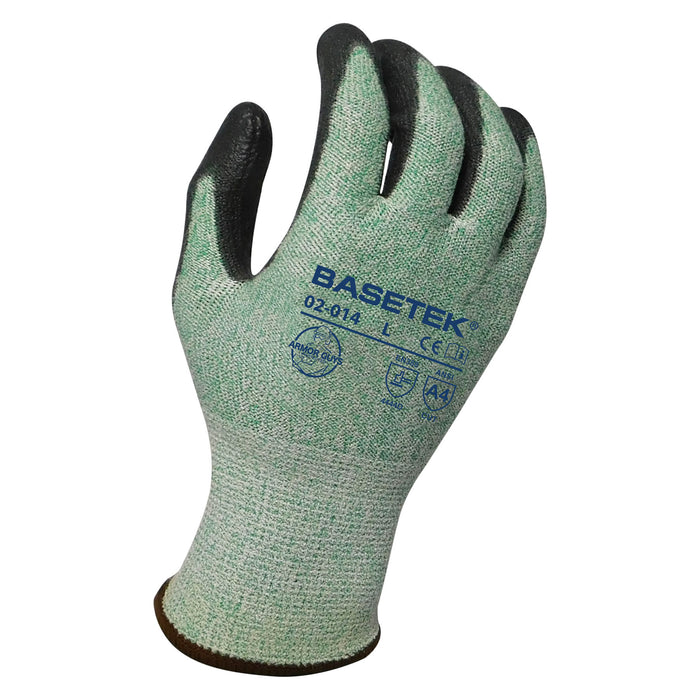 BASETEK® ANSI Cut Level A4, Black Polyurethane Palm Coating