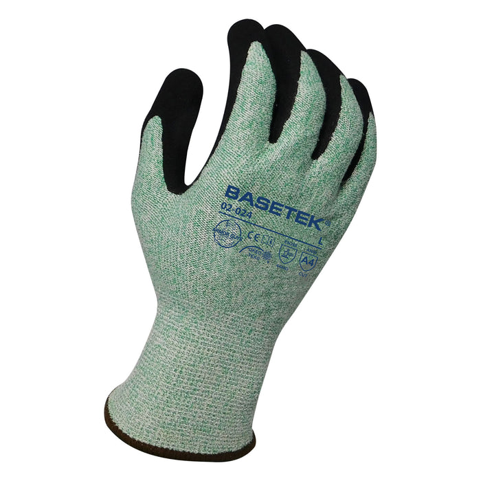 BASETEK® ANSI Cut Level A4 with Black HCT MicroFoam Nitrile Palm Coating