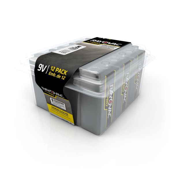 Rayovac 9V Ultra Pro Alkaline Batteris